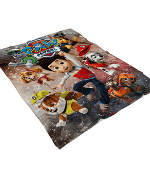 Paw Patrol Fleece Blanket Cortisol Brown Blanket - Lusy Store