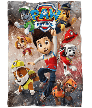 Paw Patrol Fleece Blanket Cortisol Brown Blanket - Lusy Store