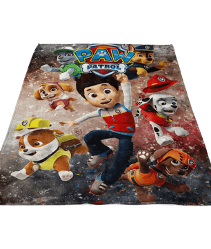Paw Patrol Fleece Blanket Cortisol Brown Blanket - Lusy Store