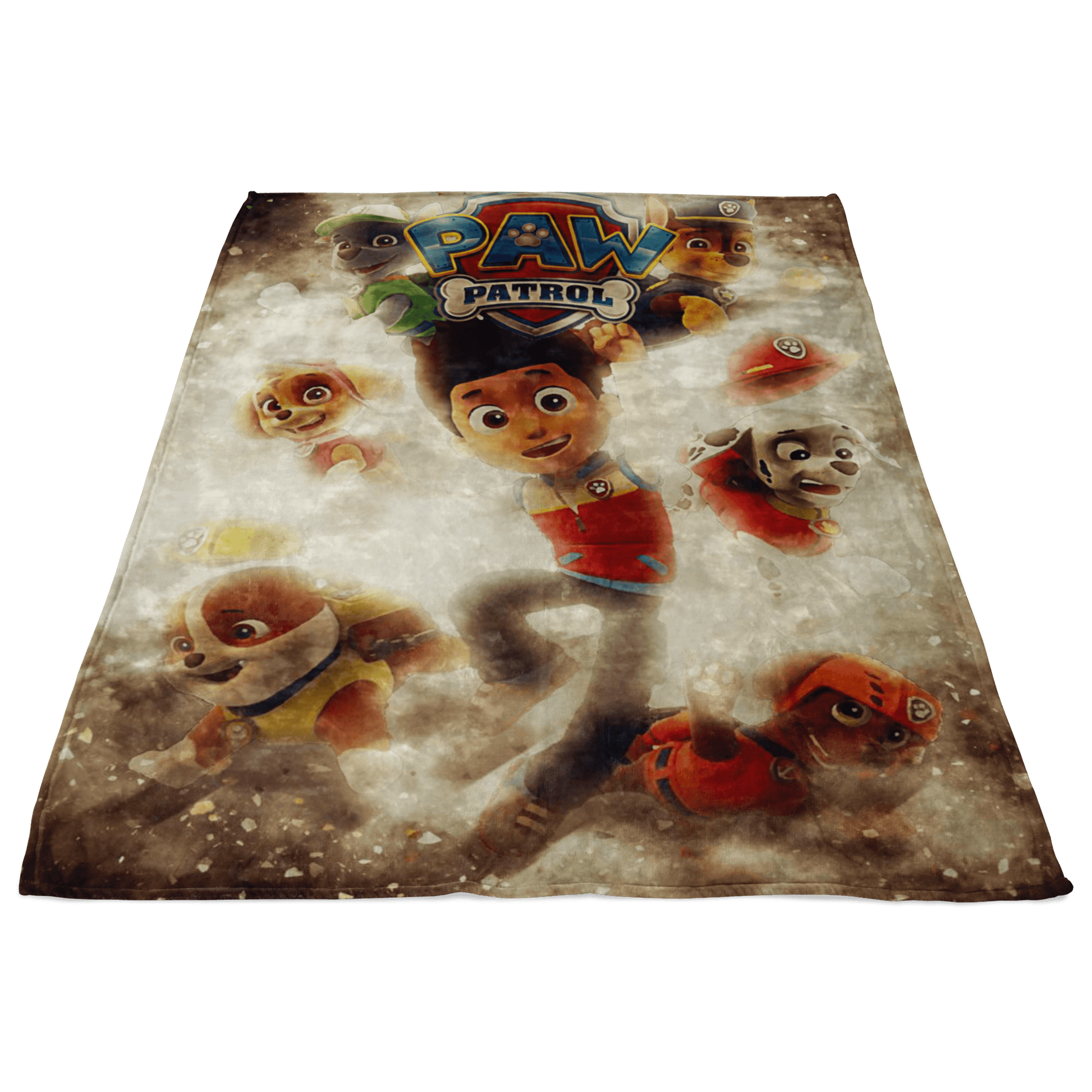 Paw Patrol Fleece Blanket Destruction Yellow Blanket - Lusy Store
