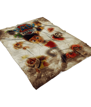 Paw Patrol Fleece Blanket Destruction Yellow Blanket - Lusy Store