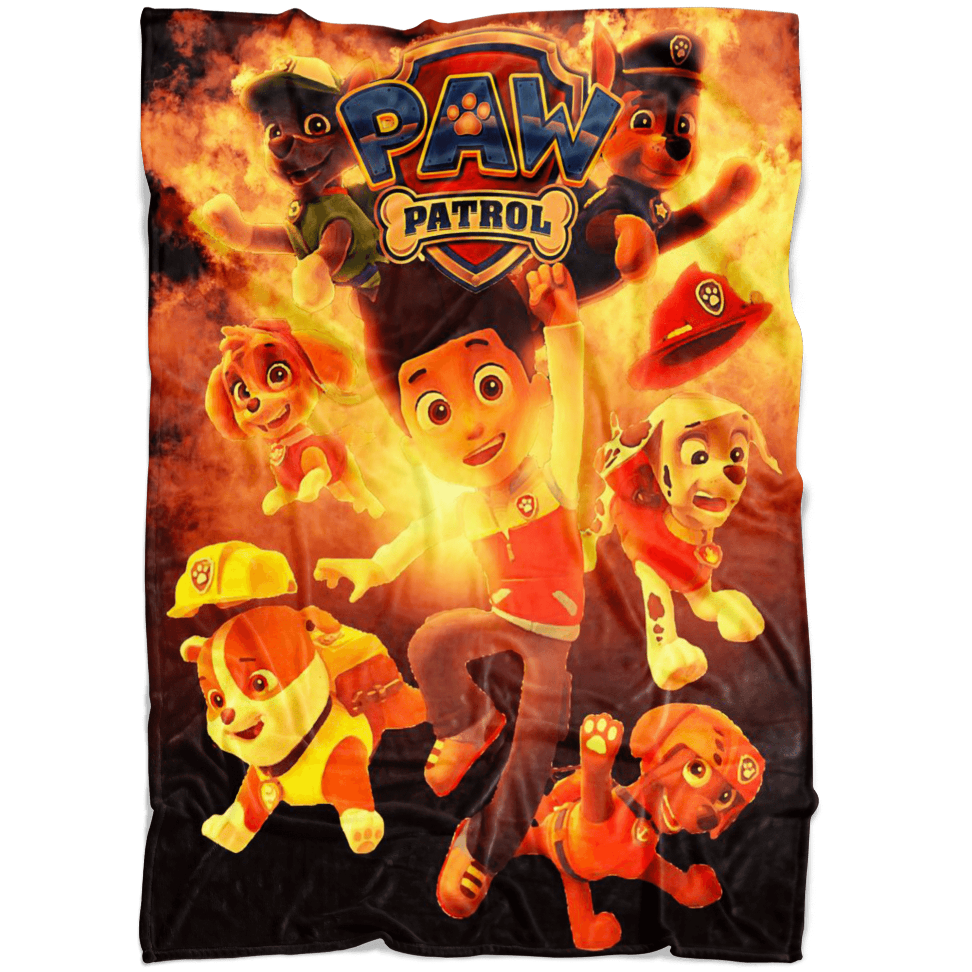 Paw Patrol Fleece Blanket Fervent Yellow Blanket - Lusy Store