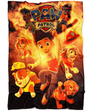 Paw Patrol Fleece Blanket Fervent Yellow Blanket - Lusy Store
