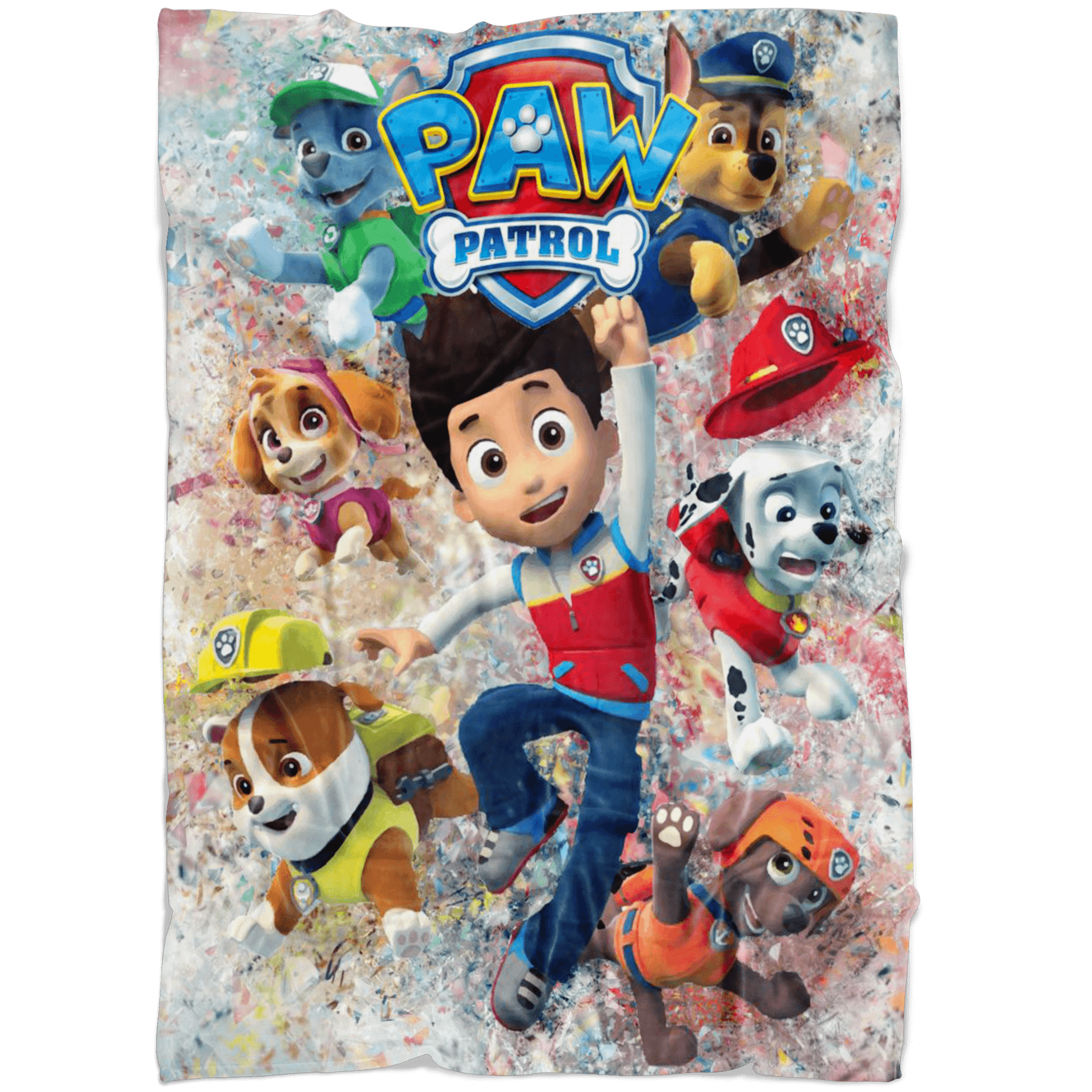 Paw Patrol Fleece Blanket Fragment Blanket - Lusy Store
