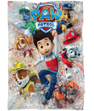 Paw Patrol Fleece Blanket Fragment Blanket - Lusy Store
