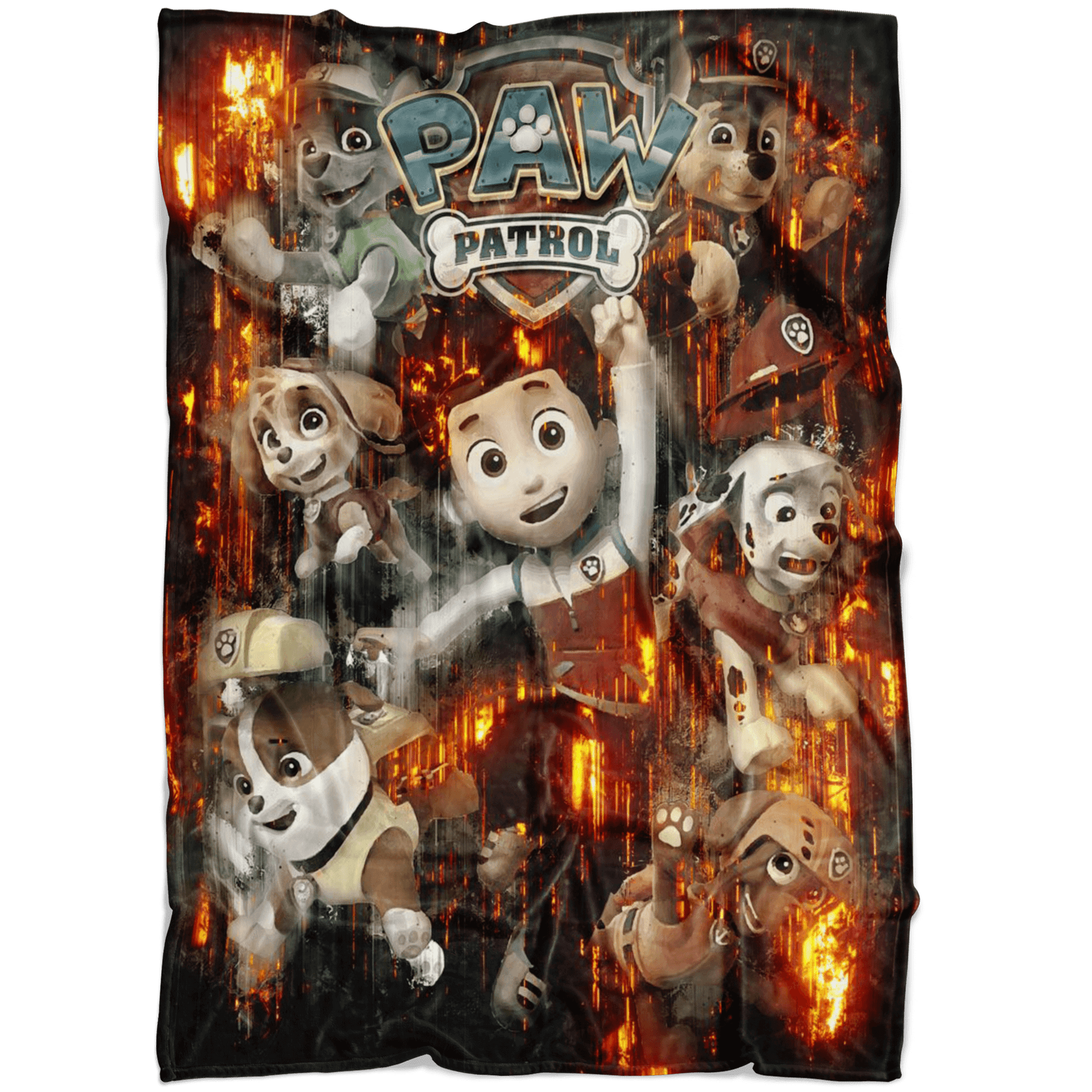 Paw Patrol Fleece Blanket Fury Black Blanket - Lusy Store