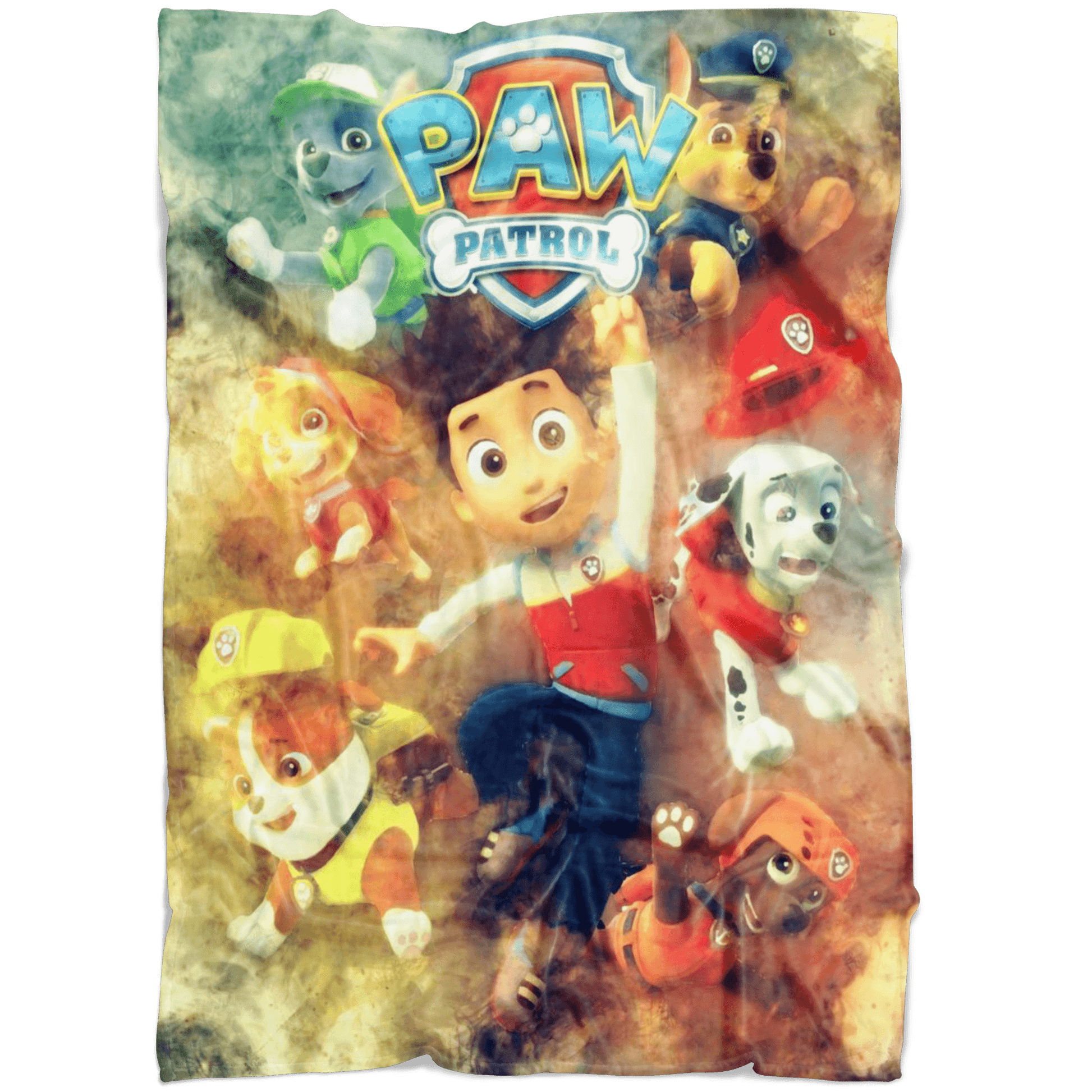 Paw Patrol Fleece Blanket Haze Yellow Blanket - Lusy Store