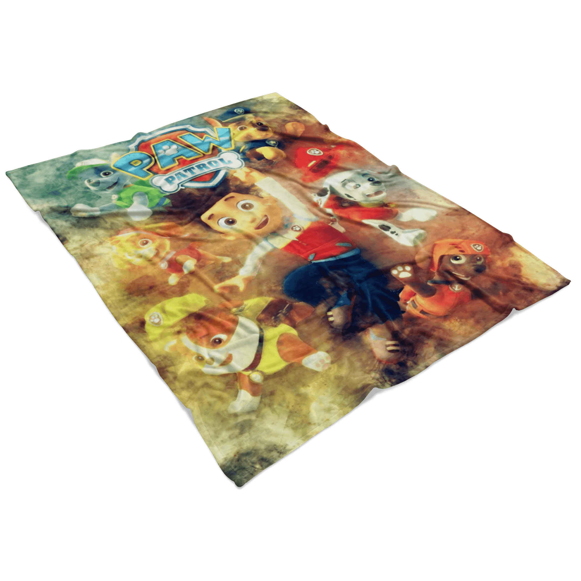 Paw Patrol Fleece Blanket Haze Yellow Blanket - Lusy Store