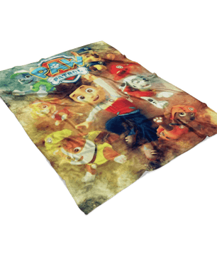Paw Patrol Fleece Blanket Haze Yellow Blanket - Lusy Store