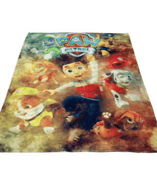 Paw Patrol Fleece Blanket Haze Yellow Blanket - Lusy Store