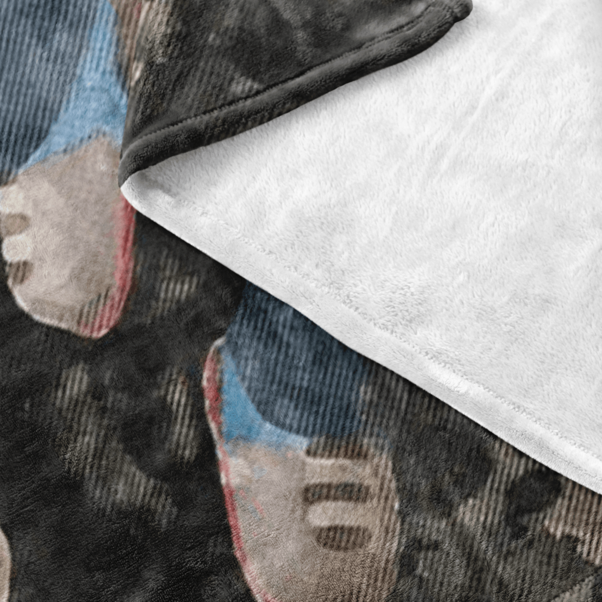 Paw Patrol Fleece Blanket Mix Art Black Blanket - Lusy Store