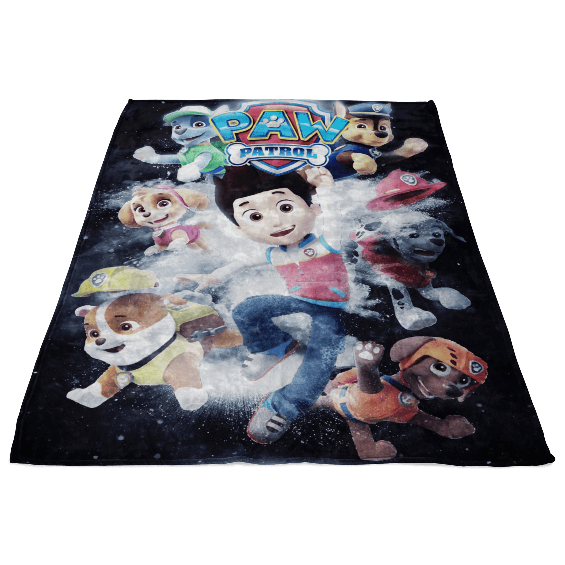 Paw Patrol Fleece Blanket Powder Explosion Black Blanket - Lusy Store
