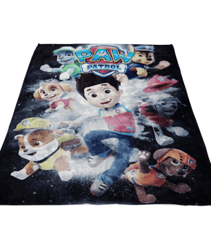 Paw Patrol Fleece Blanket Powder Explosion Black Blanket - Lusy Store