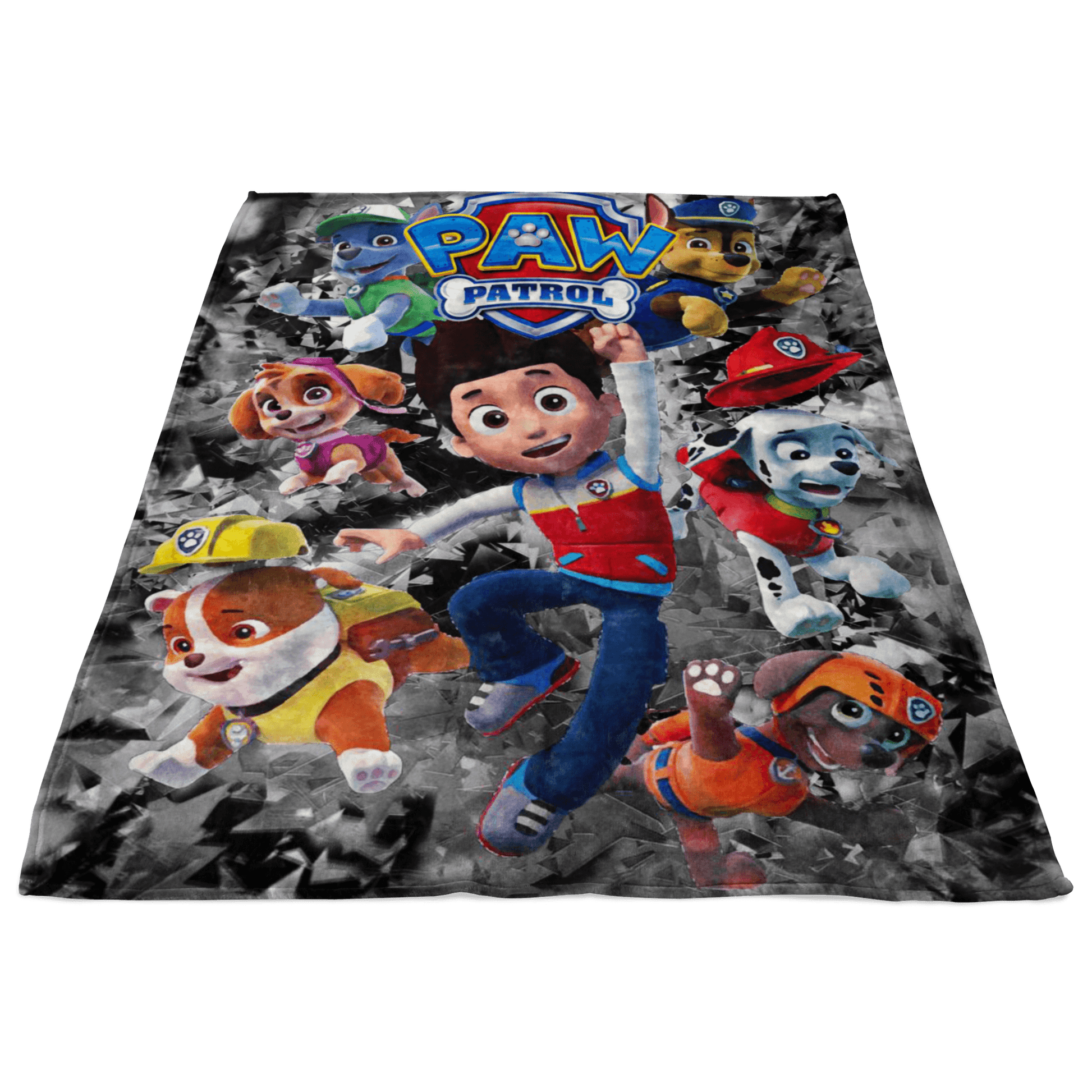 Paw Patrol Fleece Blanket Seizure Grey Blanket - Lusy Store