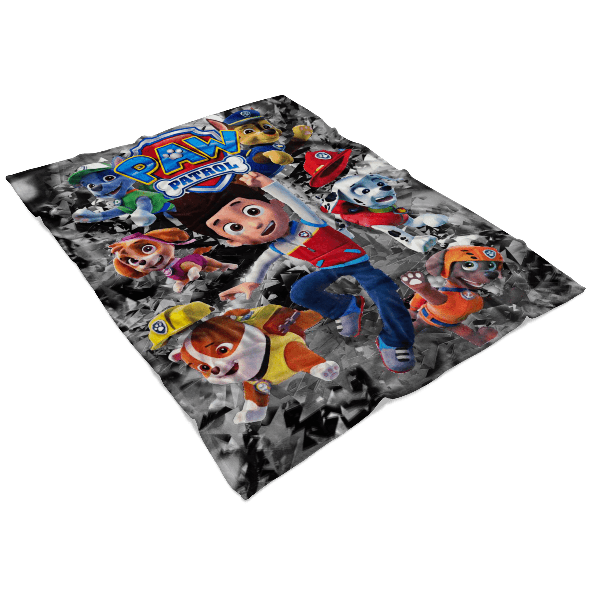 Paw Patrol Fleece Blanket Seizure Grey Blanket - Lusy Store