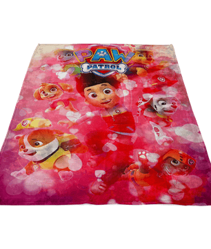 Paw Patrol Fleece Blanket Valentine Red Blanket - Lusy Store