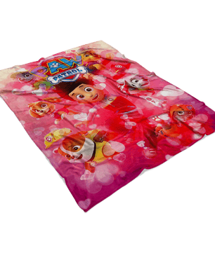 Paw Patrol Fleece Blanket Valentine Red Blanket - Lusy Store