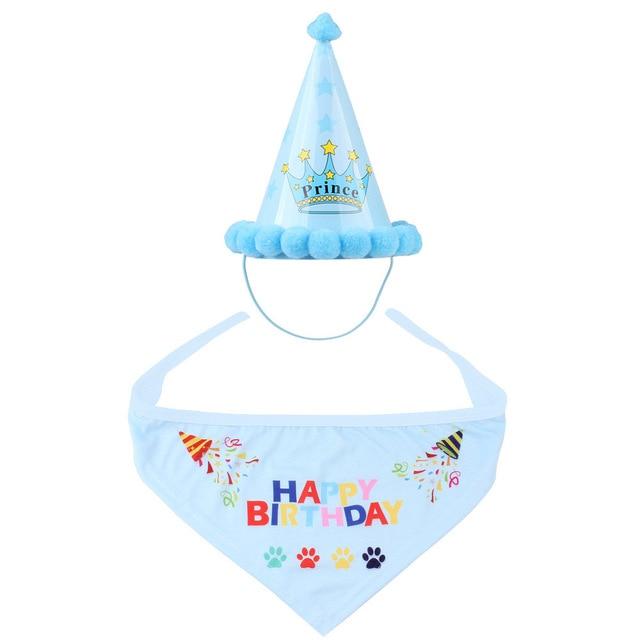 Pet Cat Dog Birthday Headwear Caps Hat Party Costume - Lusy Store