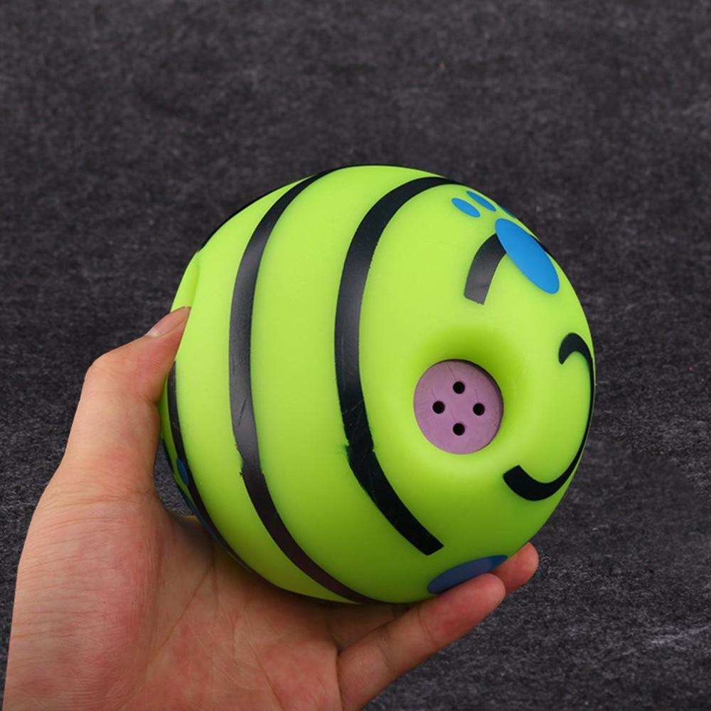 Pet Dogs Cats Playing Ball Wobble Wag Giggle Ball Safe Training Ball With Funny Sound - Lusy Store