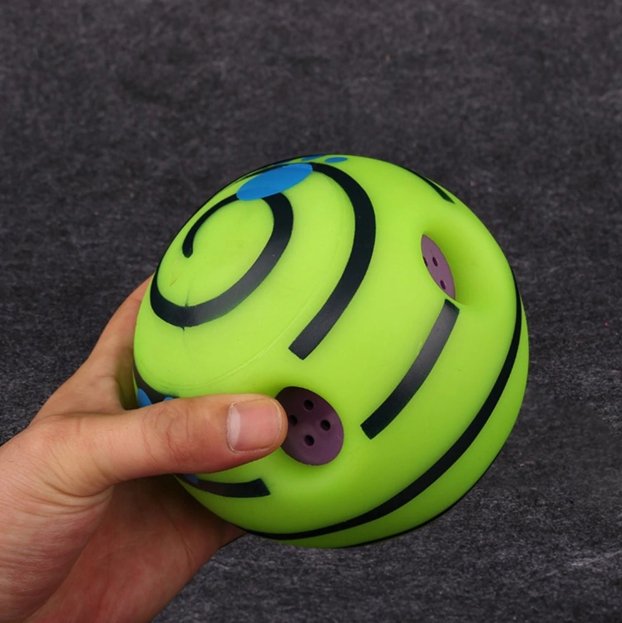 Pet Dogs Cats Playing Ball Wobble Wag Giggle Ball Safe Training Ball With Funny Sound - Lusy Store