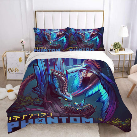 Phantoms Minecraft Bed Sheets Colorful Duvet Covers Twin Full Queen King Bed Set - Lusy Store