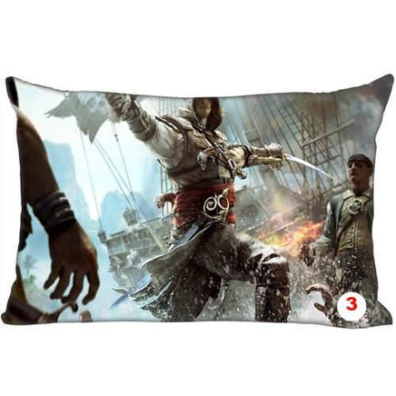 Pillow Case Assassins Creed Bedroom Home Rectangle zipper Pillowcases 3