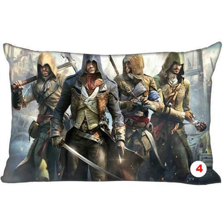 Pillow Case Assassins Creed Bedroom Home Rectangle zipper Pillowcases 4