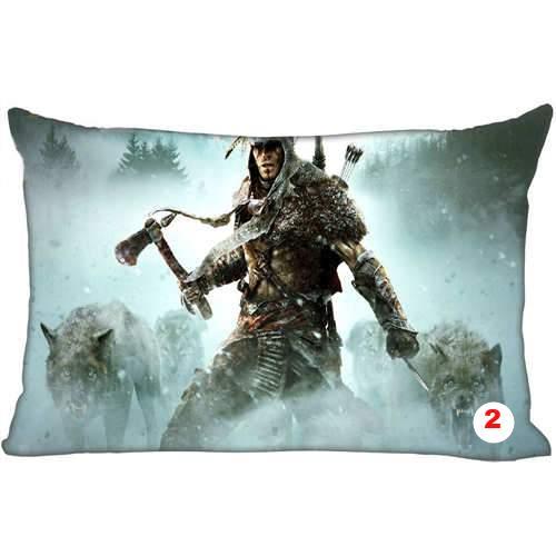 Pillow Case Assassins Creed Bedroom Home Rectangle zipper Pillowcases - Lusy Store