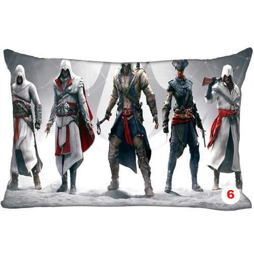 Pillow Case Assassins Creed Bedroom Home Rectangle zipper Pillowcases - Lusy Store