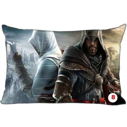 Pillow Case Assassins Creed Bedroom Home Rectangle zipper Pillowcases - Lusy Store