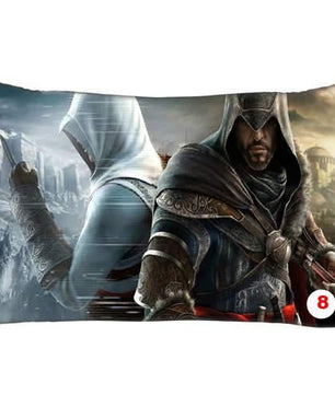 Pillow Case Assassins Creed Bedroom Home Rectangle zipper Pillowcases - Lusy Store
