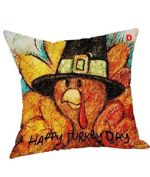 Pillow Cover Thankful sentiment Pillowcases Embroidered - Lusy Store