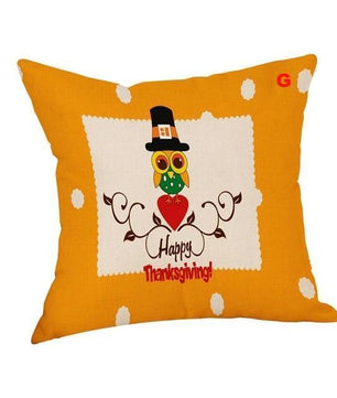 Pillow Cover Thankful sentiment Pillowcases Embroidered - Lusy Store