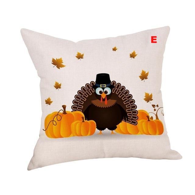 Pillow Cover Thankful sentiment Pillowcases Embroidered - Lusy Store
