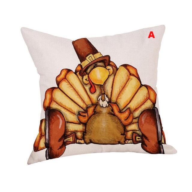 Pillow Cover Thankful sentiment Pillowcases Embroidered - Lusy Store