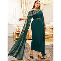 Plus Size Prom Dresses Elegant Green Bodycon Evening Party Festival Long Oversized D434 - Lusy Store