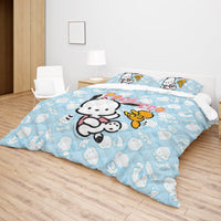 Pochacco Bed Set - Quilted Comfort for Kids - Lusy Store LLC