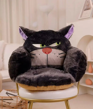 Pochacco Plush Comfortable Seat Cushion Lucifer Cat Sitting Cushion Chair Warm Soft Anime Non-slip Home Decor - Lusy Store LLC
