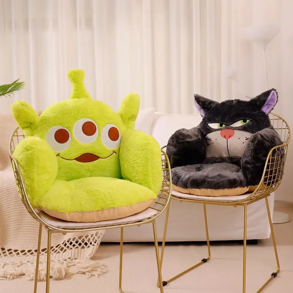 Pochacco Plush Comfortable Seat Cushion Lucifer Cat Sitting