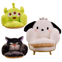 Pochacco Plush Comfortable Seat Cushion Lucifer Cat Sitting Cushion Chair Warm Soft Anime Non-slip Home Decor - Lusy Store LLC