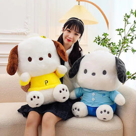 Pochacco Plush Toy Cartoon Sanrio Soft Stuffed Doll Cute Sofa Cushion Bedroom Decoration - Lusy Store LLC