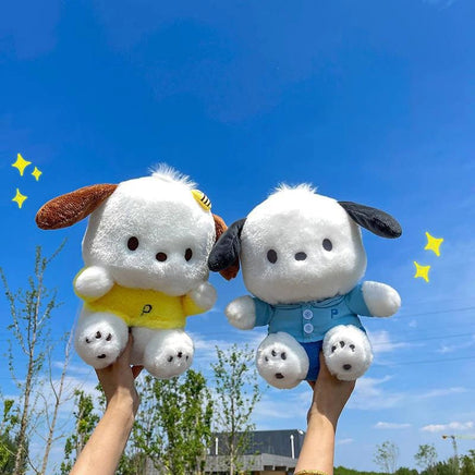 Pochacco Plush Toy Cartoon Sanrio Soft Stuffed Doll Cute Sofa Cushion Bedroom Decoration - Lusy Store LLC