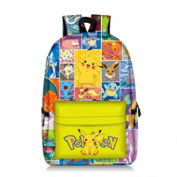 Pokemon Backpack Pikachu Anime Squirtle Travel Bag Teenagers Boys Girls Kawaii Knapsack Students Backpack For School B96 11