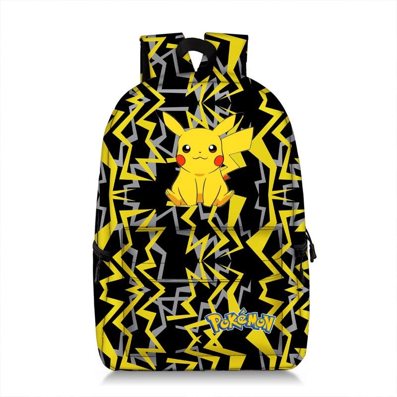 Pokemon Backpack Pikachu Anime Squirtle Travel Bag Teenagers Boys Girls Kawaii Knapsack Students Backpack For School B96 - Lusy Store