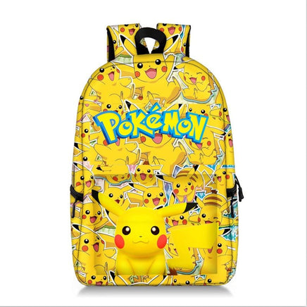 Pokemon Backpack Pikachu Anime Squirtle Travel Bag Teenagers Boys Girls Kawaii Knapsack Students Backpack For School B96 6