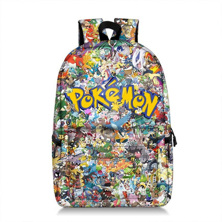 Pokemon Backpack Pikachu Anime Squirtle Travel Bag Teenagers Boys Girls Kawaii Knapsack Students Backpack For School B96 8