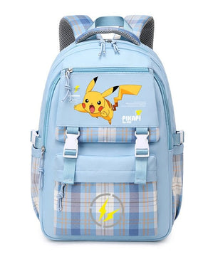 Pokemon Backpack Pikachu Students Primary And Middle Backpack For School Men And Women Animation Peripheral Leisure Travel B98 - Lusy Store