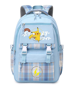 Pokemon Backpack Pikachu Students Primary And Middle Backpack For School Men And Women Animation Peripheral Leisure Travel B98 - Lusy Store