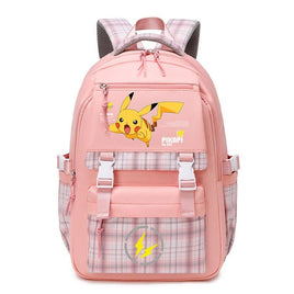Pokemon Backpack Pikachu Students Primary And Middle Backpack For School Men And Women Animation Peripheral Leisure Travel B98 - Lusy Store