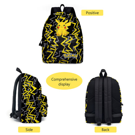 Pokemon Backpack Pikachu Travel Bag Teenagers Backpack For School B94